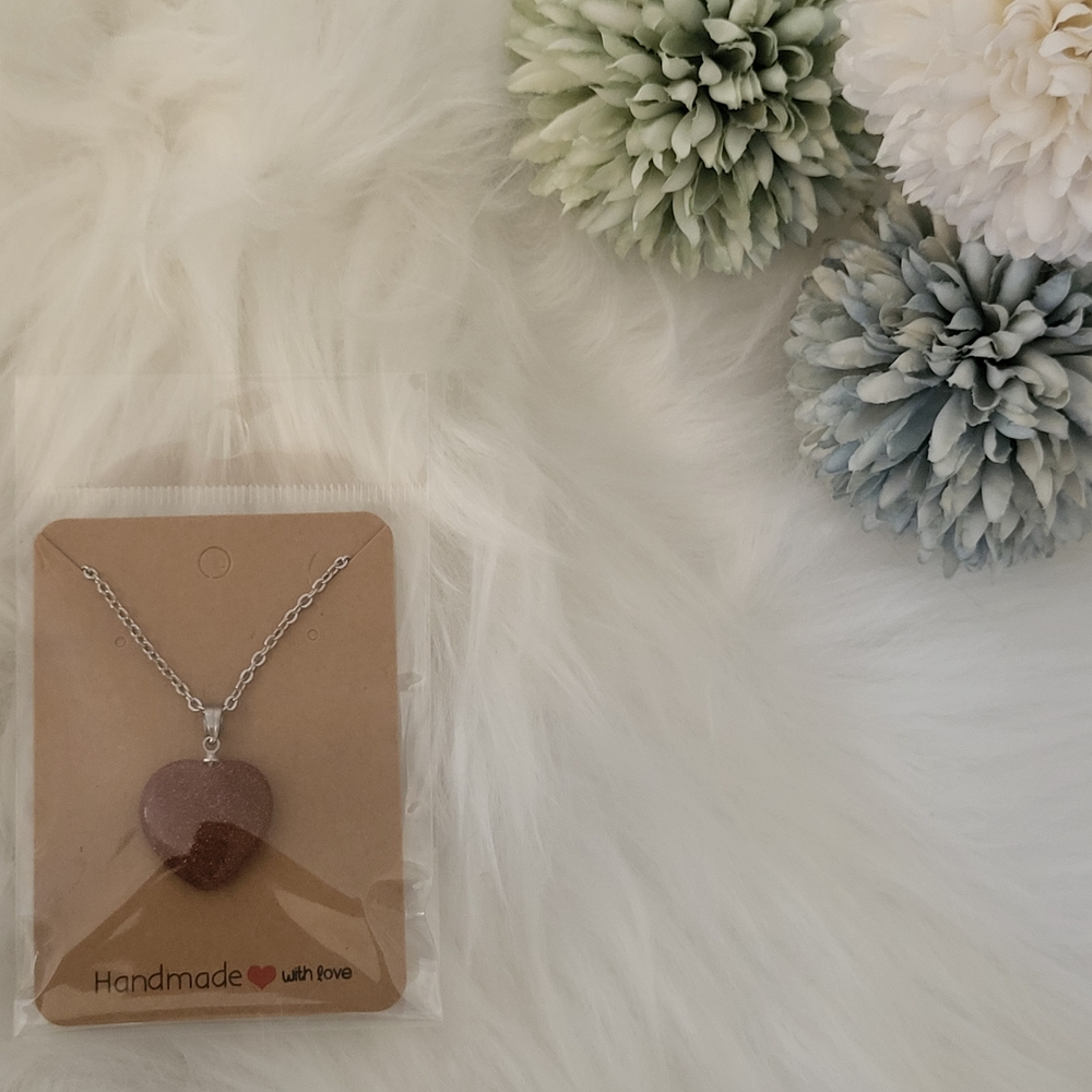 Silver Heart Pendant Necklace